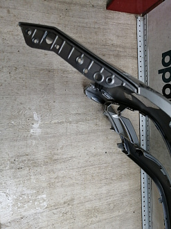 AA045878; Бампер передний; под паркт.; под омыват. (J8A2-17F003-GAW) для Land Rover Range Rover Velar L560 (2017 - 2023)/БУ; Оригинал; Р1, Мелкий дефект; 