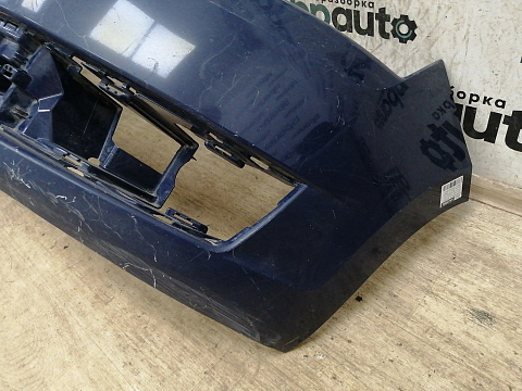 Фотография детали AA028966; Бампер передний; без паркт.; без омыват. (60U 807 217B) для Skoda Rapid/БУ; Оригинал; Р1, Мелкий дефект; . Фото номер 2