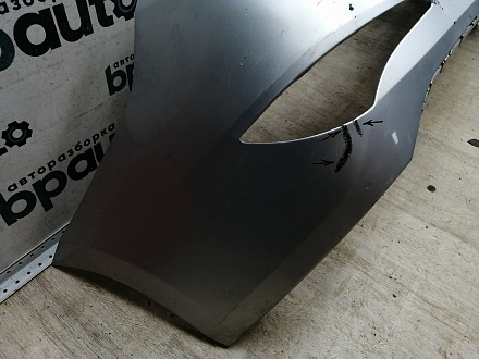 BA000141; Бампер задний; под паркт. (86611-4L500) для Hyundai Solaris I рест. Sedan (2014- 2016)/БУ; Оригинал; Р1, Мелкий дефект; 