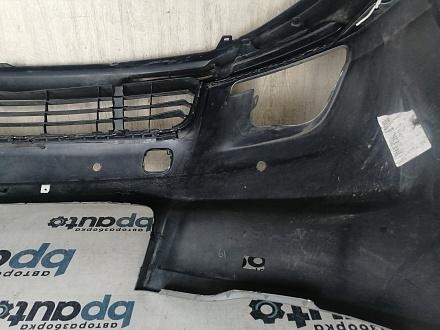 AA045986; Бампер передний; под паркт.; под омыват. (52119-0E220) для Toyota Highlander III (2014 — 2016)/БУ; Оригинал; Р1, Мелкий дефект; 