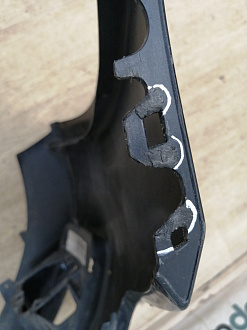 AA043130; Бампер передний; под паркт.; под омыват. (4G8 807 437) для Audi A7 I Sportback (2010-2014)/БУ; Оригинал; Р1, Мелкий дефект; 