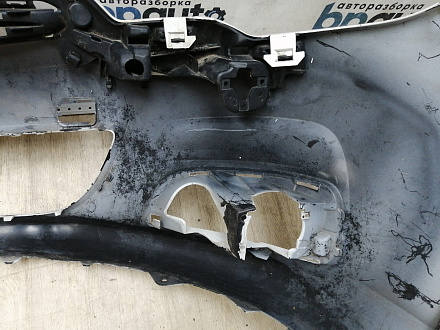 AA045244; Бампер передний; без паркт.; без омыват. (9676285080A) для Citroen C4 II HB (2011-2016)/БУ; Оригинал; Р2, Удовлетворительное; 