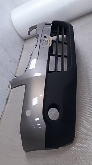 AA005425; Бампер передний; без паркт.; под омыват. (62022-JD00H) для Nissan Qashqai/БУ; Оригинал; Р0, Хорошее; C30, Серый
