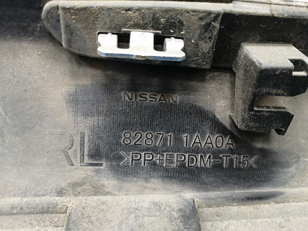 AA039162; Накладка задней левой двери с хромом (82871-1AA0A) для Nissan Murano Z51/БУ; Оригинал; Р1, Мелкий дефект; 