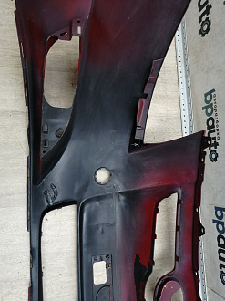 AA045679; Бампер передний; без паркт.; без омыват. (52119-02680) для Toyota Auris I (2007- 2010)/БУ; Оригинал; Р1, Мелкий дефект; 