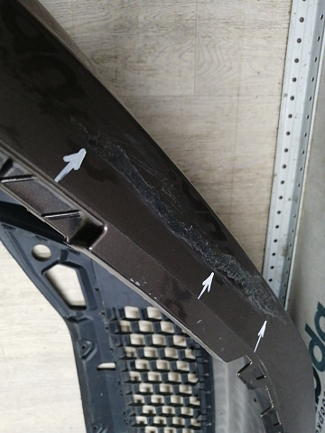 Фотография детали AA045927; Бампер передний, Track-Field; под паркт.; под омыват. (5N0807221T) для Volkswagen Tiguan I рест. (2011- 2016)/БУ; Оригинал; Р1, Мелкий дефект; . Фото номер 15