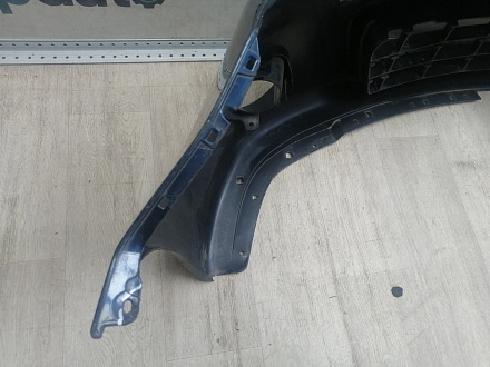 AA046011; Бампер передний; без паркт.; под омыват. (62022-BH10H) для Nissan Note I рест. (2009-2013)/БУ; Оригинал; Р1, Мелкий дефект; 