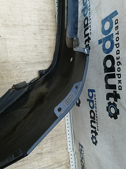 AA046123; Бампер задний; под паркт. (86611-4Y000) для Kia Rio III Sedan (2011- 2015)/БУ; Оригинал; Р1, Мелкий дефект; 