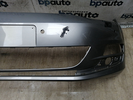 BA000229; Бампер передний; под паркт.; под омыват. (5G0807221) для Volkswagen Golf/БУ; Оригинал; Р1, Мелкий дефект; 