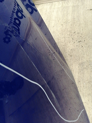 Фотография детали AA038856; Дверь задняя правая (77004-2V010) для Hyundai Veloster I (2011-2015)/БУ; Оригинал; Р2, Удовлетворительное; . Фото номер 6