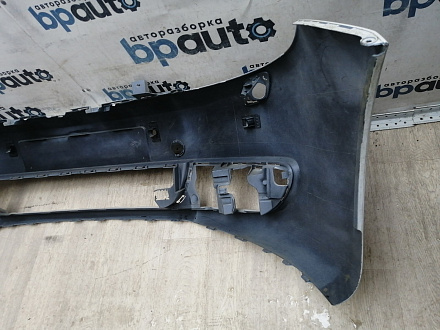 BA000247; Бампер передний; под паркт.; под омыват. (5M0807221N) для Volkswagen Golf Plus II (2009-2014)/БУ; Оригинал; Р1, Мелкий дефект; 