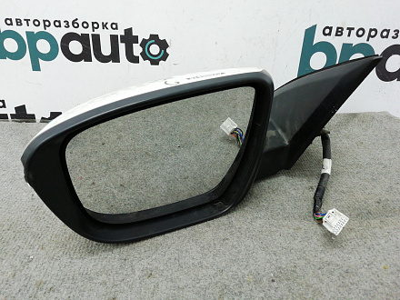 AA006618; Зеркало левое, 13 контактов; под камер. (96302-4EH8B) для Nissan Qashqai II (2014-2018)/БУ; Оригинал; Р2, Удовлетворительное; 