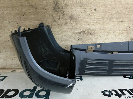 AA041495; Бампер задний; под паркт. (52159-60969) для Toyota Land Cruiser Prado 120 (2002- 2009)/БУ; Оригинал; Р1, Мелкий дефект; 