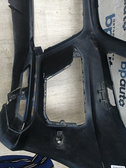 AA045781; Бампер передний, AMG; под паркт.; под омыват. (A1668854425) для Mercedes-Benz M-klasse III (W166) (2011-2015)/БУ; Оригинал; Р1, Мелкий дефект; 