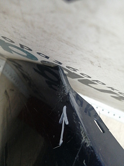 AA046023; Бампер задний; без паркт. (52159-02610) для Toyota Auris I рест. (2010- 2013)/БУ; Оригинал; Р1, Мелкий дефект; 