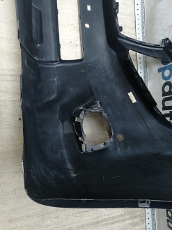 AA046185; Бампер передний; под паркт.; под омыват. (52119-60E01) для Toyota Land Cruiser Prado 150 (2010 — 2013)/БУ; Оригинал; Р1, Мелкий дефект; 