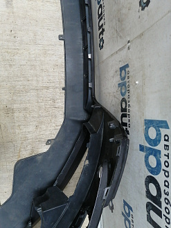 BA000155; Бампер передний; без паркт.; под омыват. (8K0 807 437 A) для Audi A4 B8/БУ; Оригинал; Р1, Мелкий дефект; 