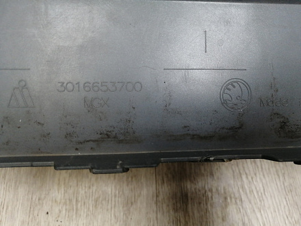 AA046162; Бампер передний; без паркт.; под омыват. (562 807 221) для Skoda Kodiaq I (2016- 2021)/БУ; Оригинал; Р1, Мелкий дефект; 