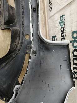 AA032580; Бампер задний; под паркт. (7P6807421B) для Volkswagen Touareg II (2010-2014)/БУ; Оригинал; Р1, Мелкий дефект; 