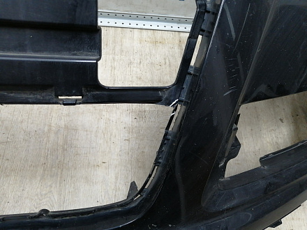 AA045530; Бампер передний; под паркт.; под омыват. (4L0 807 437 H) для Audi Q7 I рест. (2010-2015)/БУ; Оригинал; Р1, Мелкий дефект; 