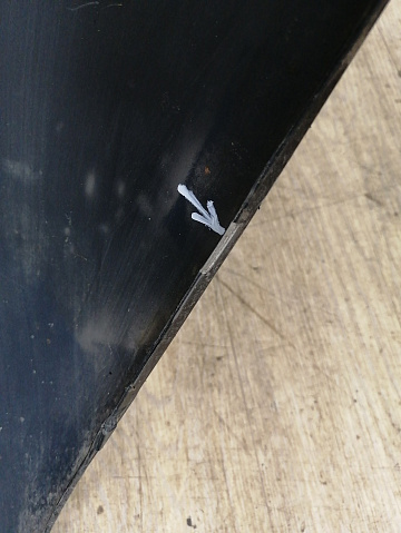 Фотография детали AA036653; Бампер задний, под молдинг; под паркт. (3AE807417A) для Volkswagen Passat B7 Sedan (2011- 2014)/БУ; Оригинал; Р1, Мелкий дефект; . Фото номер 16