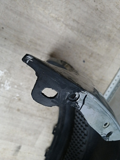 AA045733; Бампер передний, до 2010г; без паркт.; под омыват. (62022-JK60H) для Infiniti G (2006-2013)/БУ; Неоригинал; Р1, Мелкий дефект; 