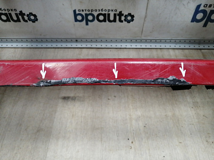 AA045678; Бампер передний; без паркт.; без омыват. (52119-02680) для Toyota Auris I (2007- 2010)/БУ; Оригинал; Р1, Мелкий дефект; 