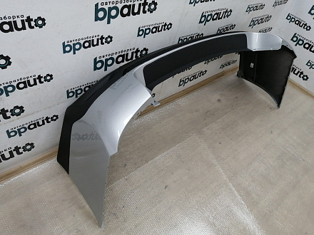 AA018422; Бампер задний; без паркт. (52159-0E907) для Toyota Highlander II рест. (2010 - 2013)/БУ; Оригинал; Р0, Хорошее; (1F7) Серебро металик