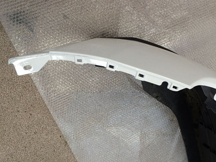 AA005431; Бампер передний; без паркт.; под омыват. (62022-BR10H) для Nissan Qashqai/БУ; Оригинал; Р0, Хорошее; 326, Белый