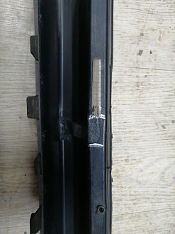 AA045530; Бампер передний; под паркт.; под омыват. (4L0 807 437 H) для Audi Q7 I рест. (2010-2015)/БУ; Оригинал; Р1, Мелкий дефект; 