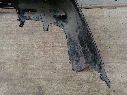 AA029960; Бампер задний, под накладку; под паркт. (85022-1LA0H) для Infiniti QX80 I рест. (2014-2017)/БУ; Оригинал; Р2, Удовлетворительное; 