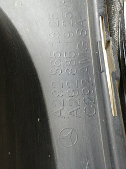 AA046098; Бампер передний, AMG; под паркт.; без омыват. (A2928851825) для Mercedes-Benz GLE coupe I (С292) (2015-2019)/БУ; Оригинал; Р2, Удовлетворительное; 