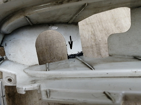 Фотография детали AA045231; Бампер передний; без паркт.; без омыват. (71101-TG7-A000) для Honda Pilot III (2015-2018)/БУ; Оригинал; Р2, Удовлетворительное; . Фото номер 12