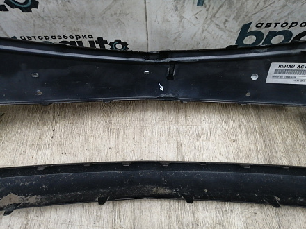 BA000053; Бампер передний, AMG; под паркт.; под омыват. (A2048807847) для Mercedes-Benz C-klasse III рест. (W204) (2011-2015)/БУ; Оригинал; Р1, Мелкий дефект; 