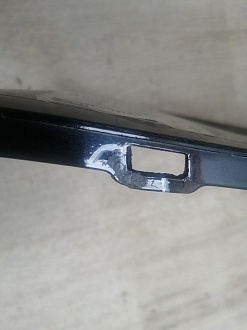 AA046057; Бампер задний; под паркт. (3G5807421) для Volkswagen Passat B8 Sedan (2015-2020)/БУ; Оригинал; Р1, Мелкий дефект; 