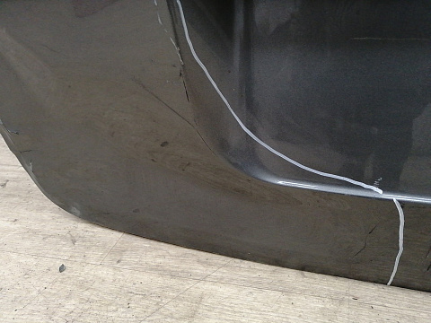 Фотография детали AA033938; Крышка багажника (95551201110GRV) для Porsche Cayenne 955 957/БУ; Оригинал; Р3, Под восстановление; . Фото номер 11