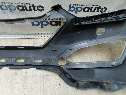 AA044979; Бампер передний; без паркт.; под омыват. (86511-2W000) для Hyundai Santa Fe III (2012 - 2015)/БУ; Оригинал; Р2, Удовлетворительное; 