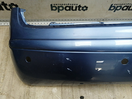 AA046071; Бампер задний, узкий молдинг; под паркт. (85022-BC640) для Nissan Micra III (K12) рест. (2007-2010)/БУ; Оригинал; Р1, Мелкий дефект; 