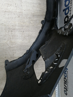 AA045936; Бампер передний; без паркт.; под омыват. (9680484677) для Peugeot 308 I (2008-2011)/БУ; Оригинал; Р2, Удовлетворительное; 