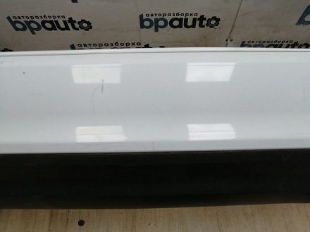 AA046111; Бампер задний; без паркт. (86611-4Y000) для Kia Rio III Sedan (2011- 2015)/БУ; Оригинал; Р1, Мелкий дефект; 