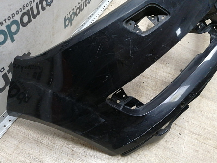 AA045536; Бампер передний; под паркт.; под омыват. (4L0 807 437) для Audi Q7 I (2005-2010)/БУ; Оригинал; Р1, Мелкий дефект; 