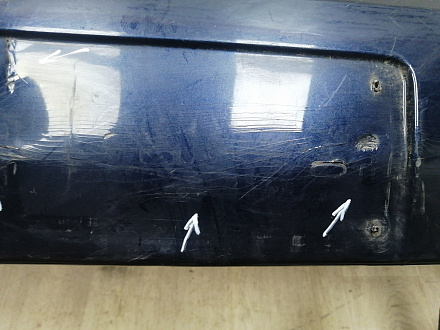 BA000245; Бампер передний; без паркт.; под омыват. (5M0807221N) для Volkswagen Golf Plus II (2009-2014)/БУ; Оригинал; Р2, Удовлетворительное; 