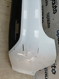 AA046111; Бампер задний; без паркт. (86611-4Y000) для Kia Rio III Sedan (2011- 2015)/БУ; Оригинал; Р1, Мелкий дефект; 