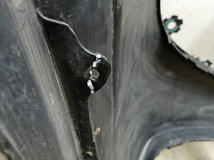 AA046095; Бампер передний; под паркт.; без омыват. (A1668851800) для Mercedes-Benz GLS-klasse I (X166) (2015-2019)/БУ; Оригинал; Р1, Мелкий дефект; 