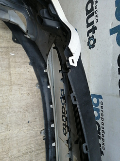 AA045244; Бампер передний; без паркт.; без омыват. (9676285080A) для Citroen C4 II HB (2011-2016)/БУ; Оригинал; Р2, Удовлетворительное; 