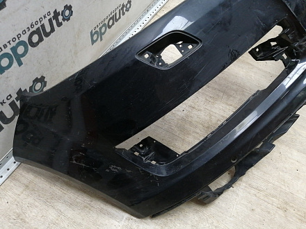 AA045530; Бампер передний; под паркт.; под омыват. (4L0 807 437 H) для Audi Q7 I рест. (2010-2015)/БУ; Оригинал; Р1, Мелкий дефект; 