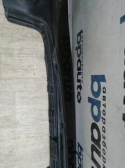 AA045379; Бампер задний; без паркт. (6410D125) для Mitsubishi Pajero Sport III (2015-2020)/БУ; Оригинал; Р1, Мелкий дефект; 