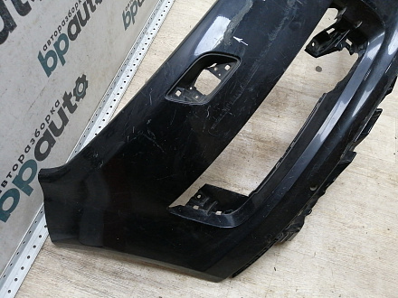 AA045532; Бампер передний; под паркт.; под омыват. (4L0 807 437 H) для Audi Q7 I рест. (2010-2015)/БУ; Оригинал; Р2, Удовлетворительное; 