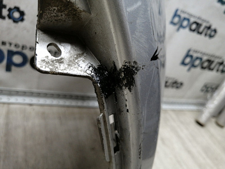 AA046118; Бампер задний; без паркт. (86611-4Y000) для Kia Rio III Sedan (2011- 2015)/БУ; Оригинал; Р1, Мелкий дефект; 