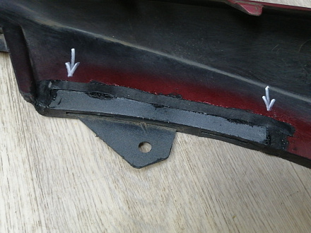 AA046274; Бампер передний; без паркт.; без омыват. (86511-F2000) для Hyundai Elantra VI (AD) (2016-2018)/БУ; Оригинал; Р2, Удовлетворительное; 